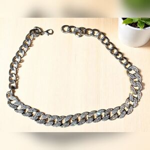 New 18" White Gold Plated Necklace